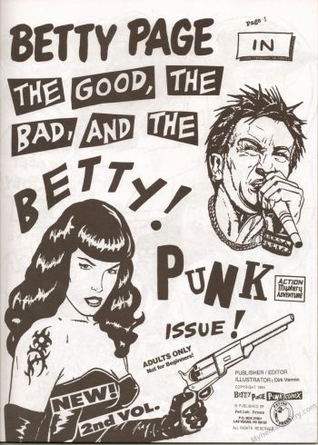 Cover of Betty Page Punk Comix 2